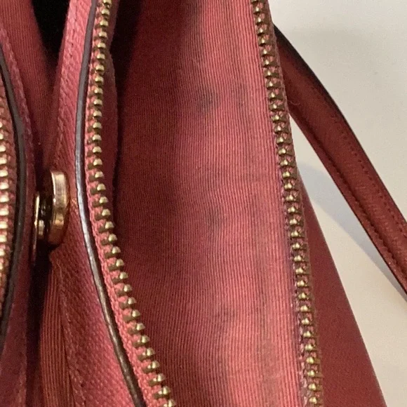 🍄 Coach Rose Leather Shoulder Bag - Picture 15 of 16